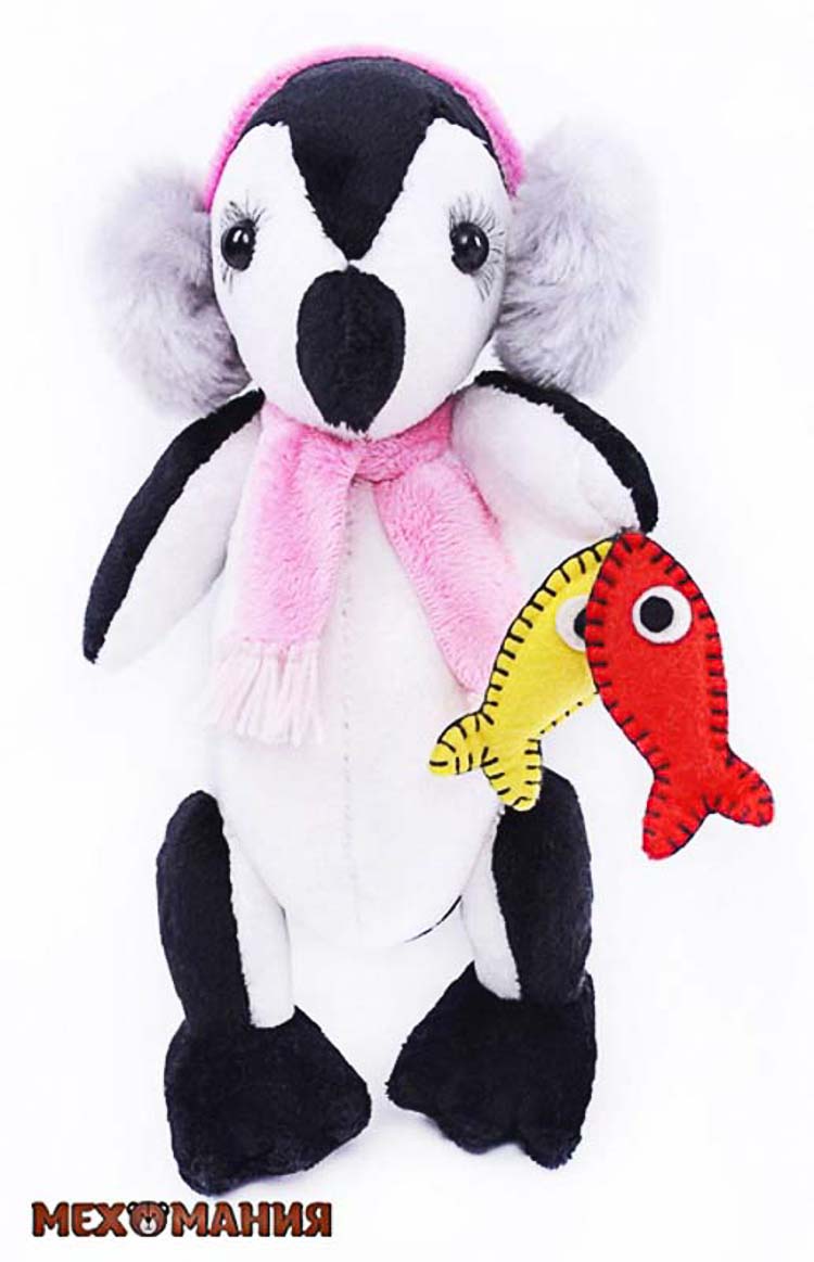 Набор для изготовления игрушки из меха "МЕХОМАНИЯ" ММ-021 Пингвин-рыбалов