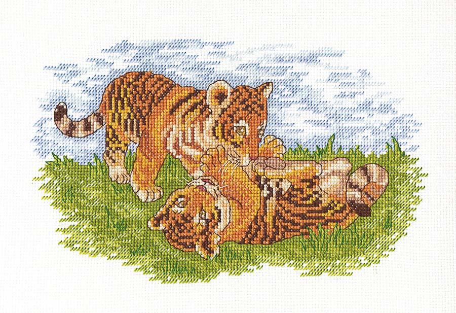 Klart набор для вышивания 8-048 "Тигрята"