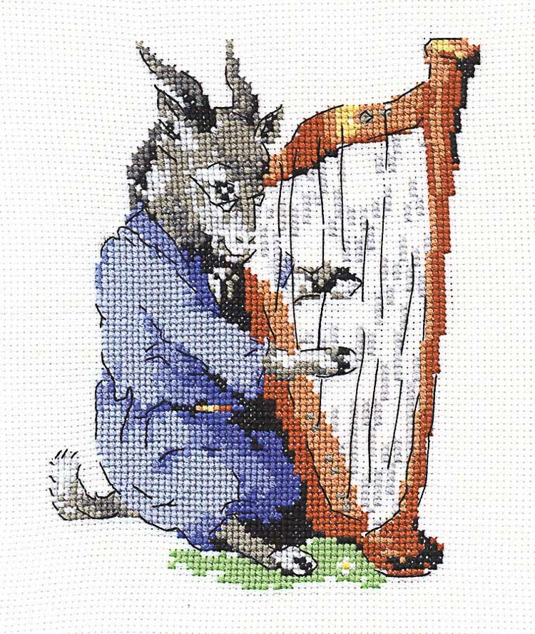 Klart набор для вышивания 4-049 "Козлик-музыкант"
