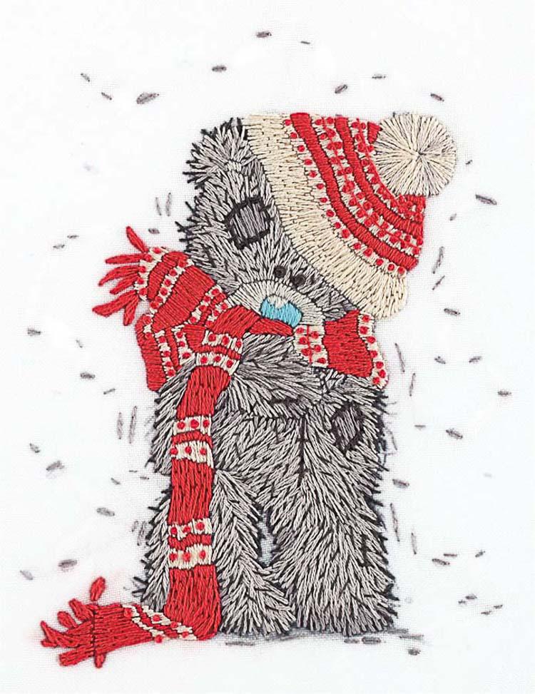 Набор для вышивания PANNA Живая картина MTY-2124 "Зимний Tatty Teddy"