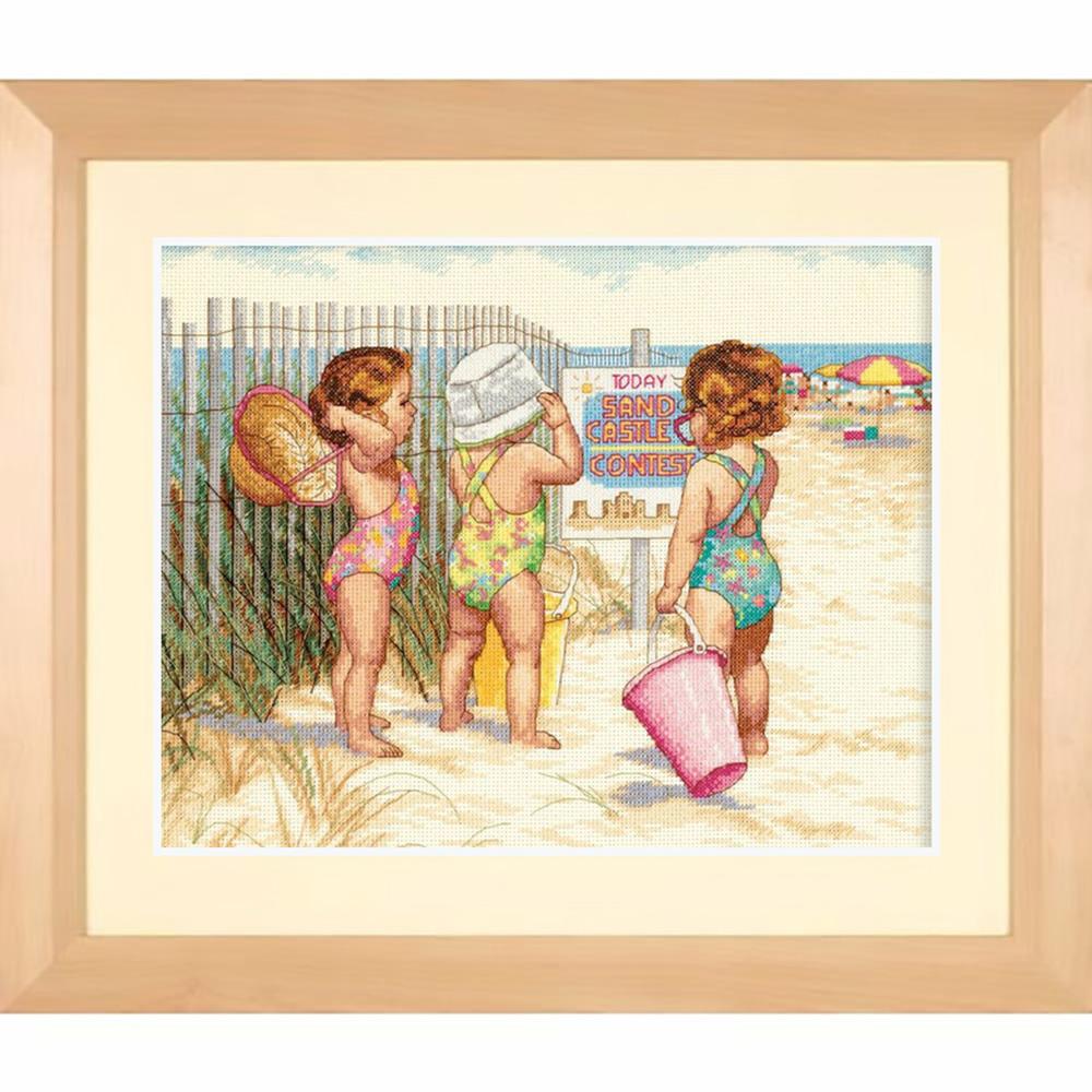 Набор для вышивания DIMENSIONS 35216 "Дети на пляже"