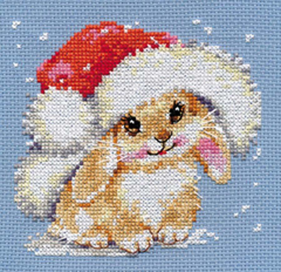 Набор для вышивания Алиса 0-095 "Зимний зайчишка"