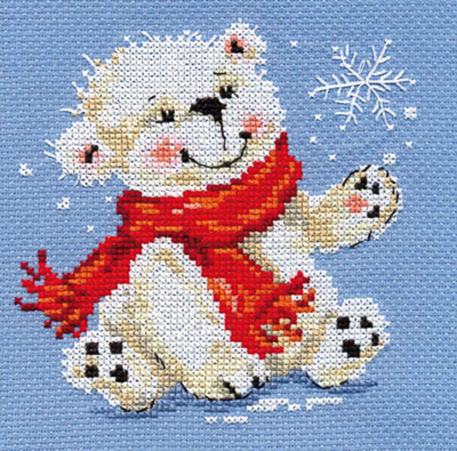 Набор для вышивания Алиса 0-053 "Белый медвежонок"