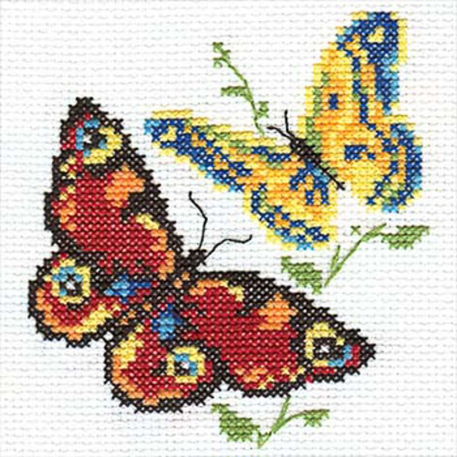 Набор для вышивания Алиса 0-050 "Бабочки-красавицы"
