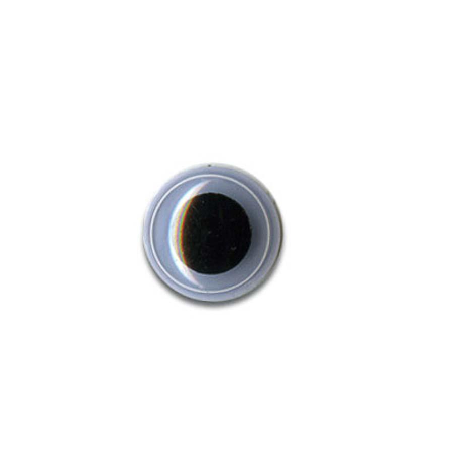 HobbyBe MER-6 Глаза круглые с бегающими зрачками d 6 мм 100 шт.