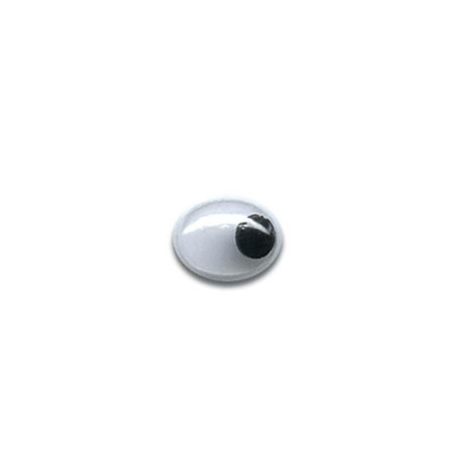 HobbyBe MEO-9*7 Глаза овальные с бегающими зрачками 9х7мм 100 шт.