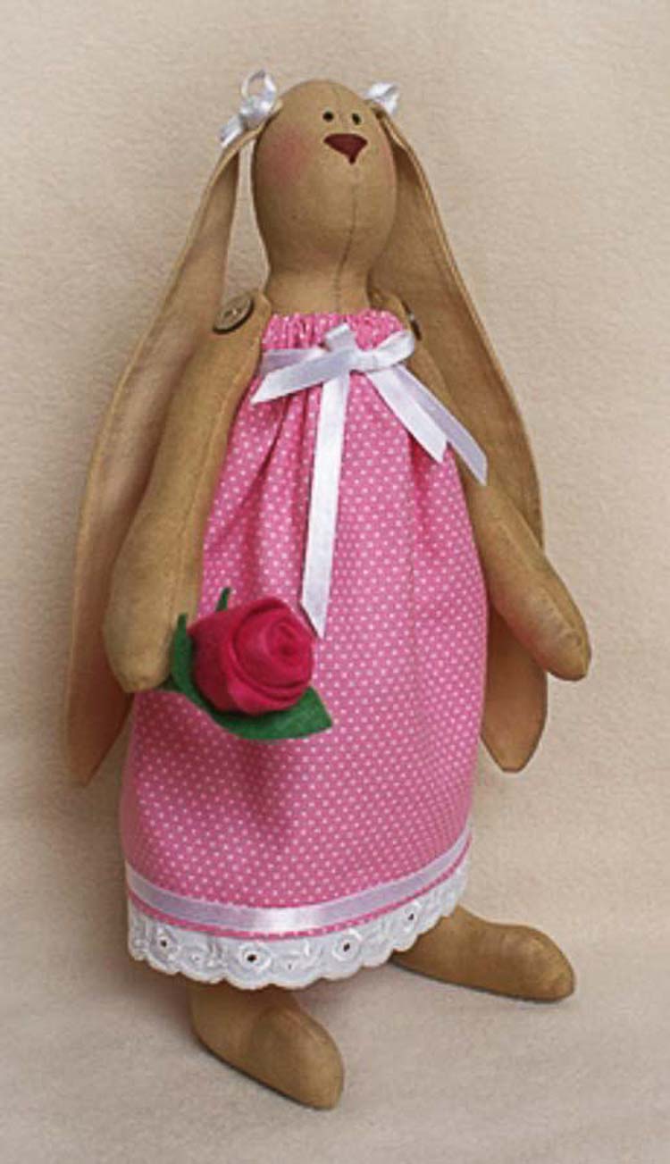Набор для изготовления игрушки "RABBIT"S STORY" R003 Зайка в розовом, 29 см