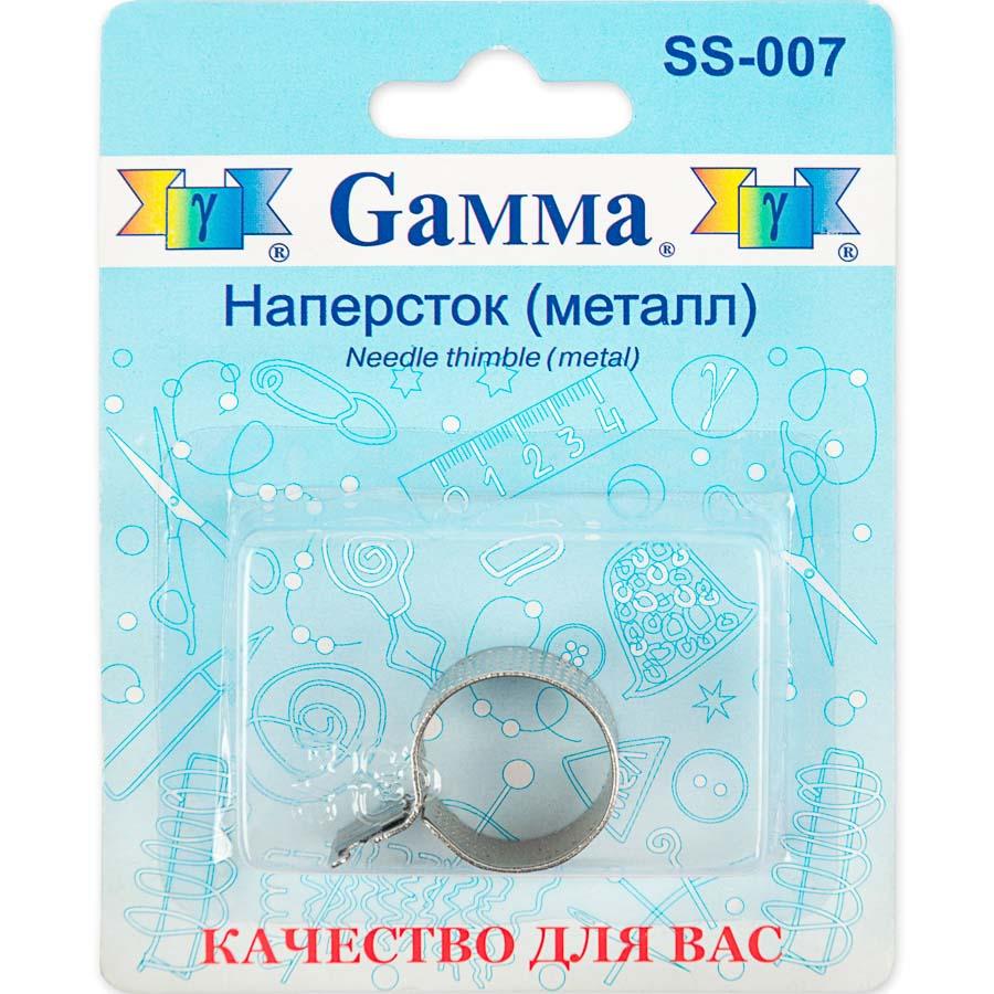 Gamma SS-007 Наперсток-кольцо металл в блистере