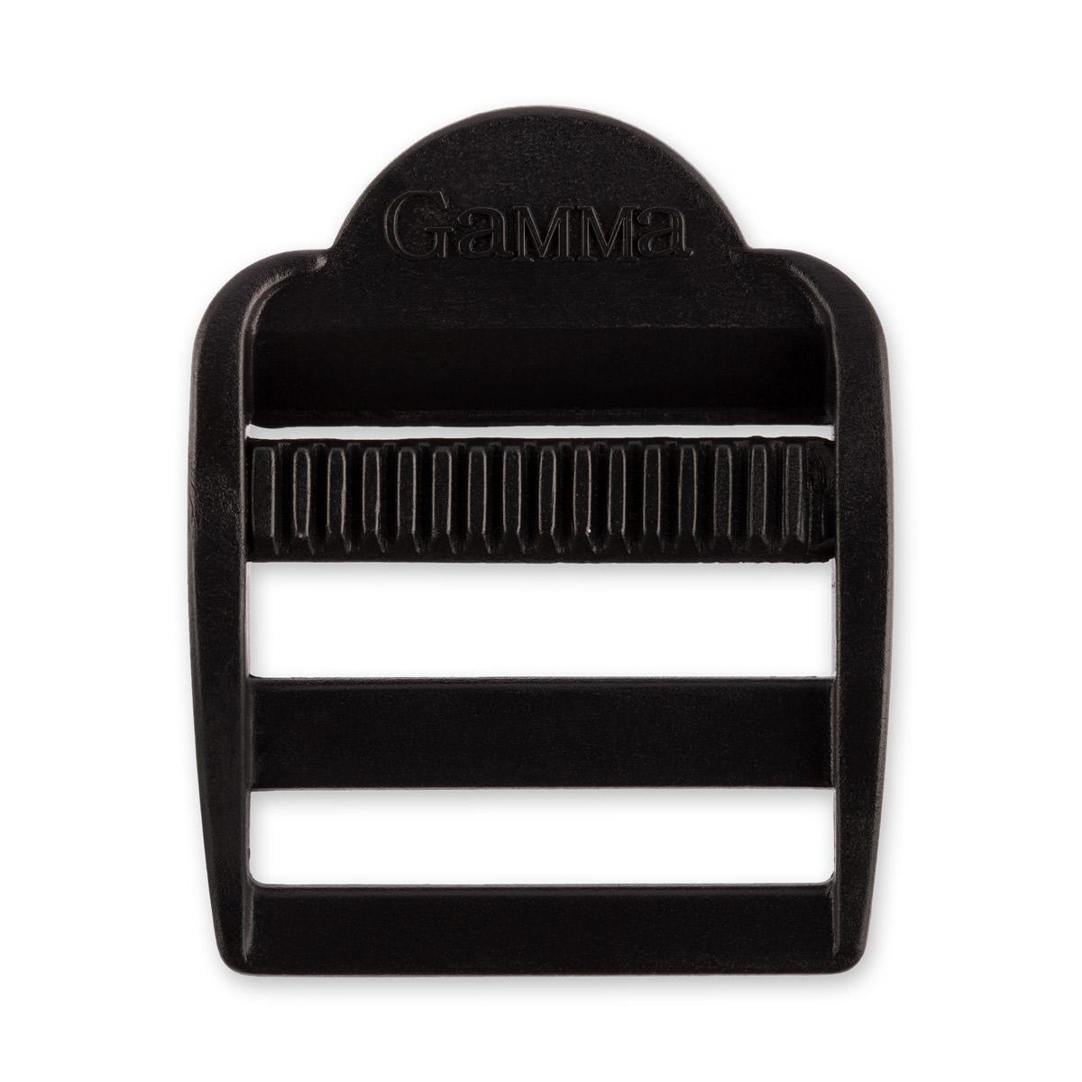 Фурнитура сумочная пластик SAM001 Пряжка регулировочная "Gamma" 1" (25 мм) 100 шт. Черный