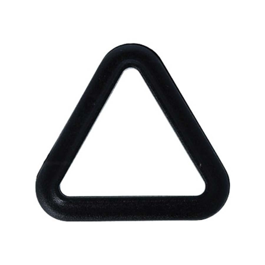 Фурнитура сумочная пластик TC31 Рамка-треугольник "Gamma" 1" (25 мм) 100 шт. Черный