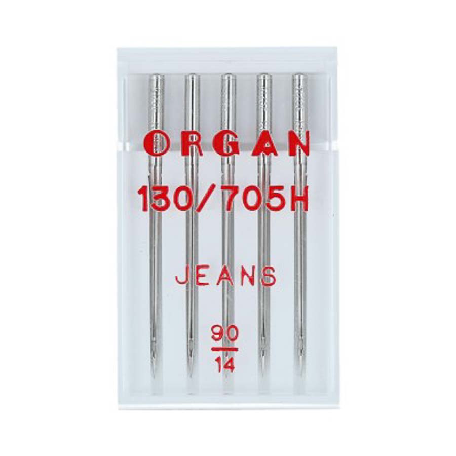 Иглы "ORGAN" для джинсы 5 шт в пенале