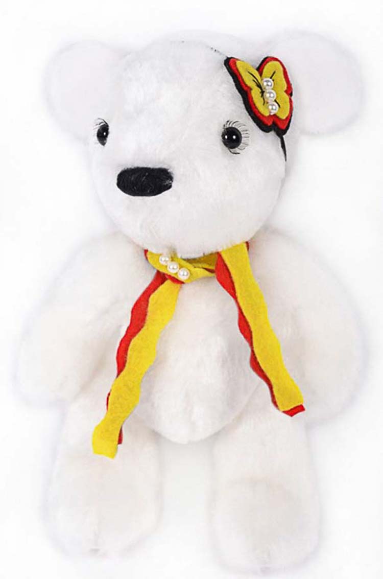 Набор для изготовления игрушки из меха "МЕХОМАНИЯ" ММ-008 Белая медведица