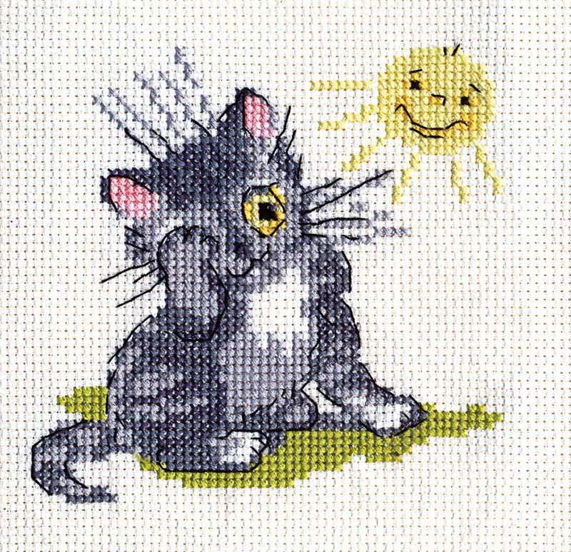 Klart набор для вышивания 6-073 "Котенок и солнышко"