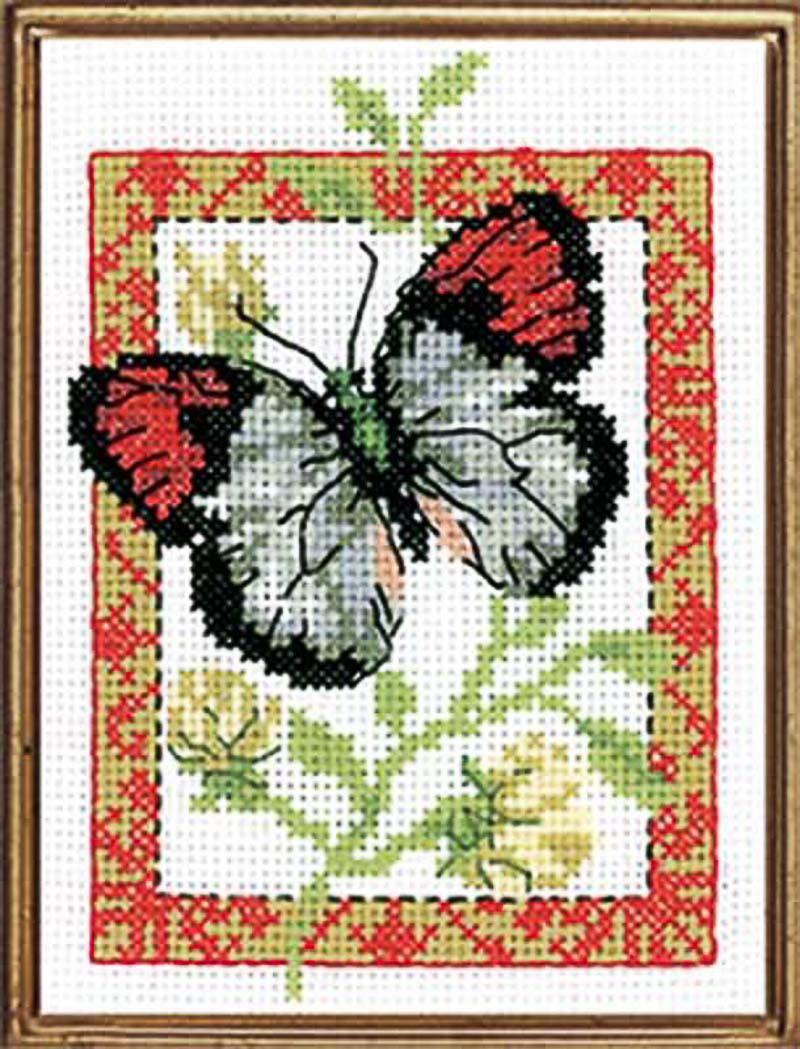 Klart набор для вышивания 5-054 "Бабочка серая"
