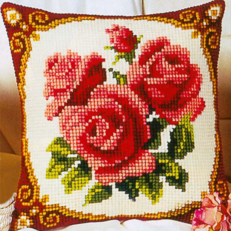 Набор для вышивания VERVACO PN-0008576 "Алые розы"