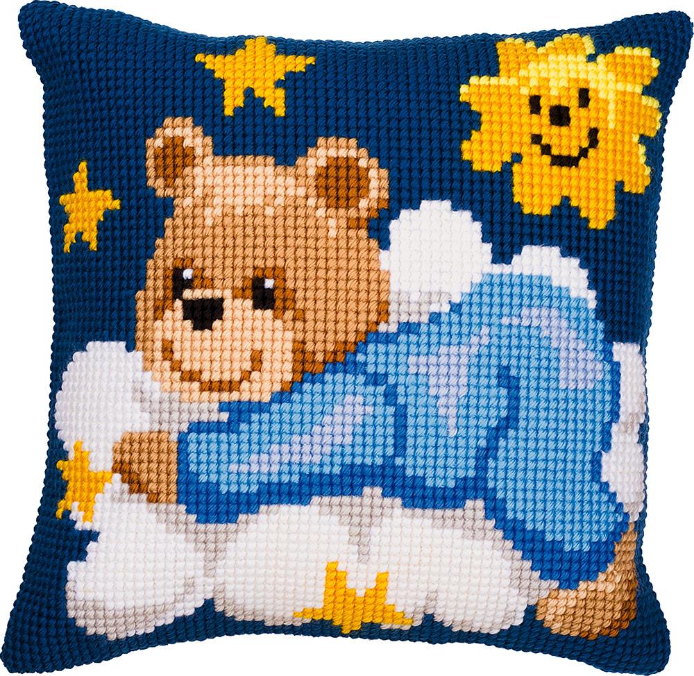 Набор для вышивания VERVACO PN-0008573 "Синий медведь на облаке"