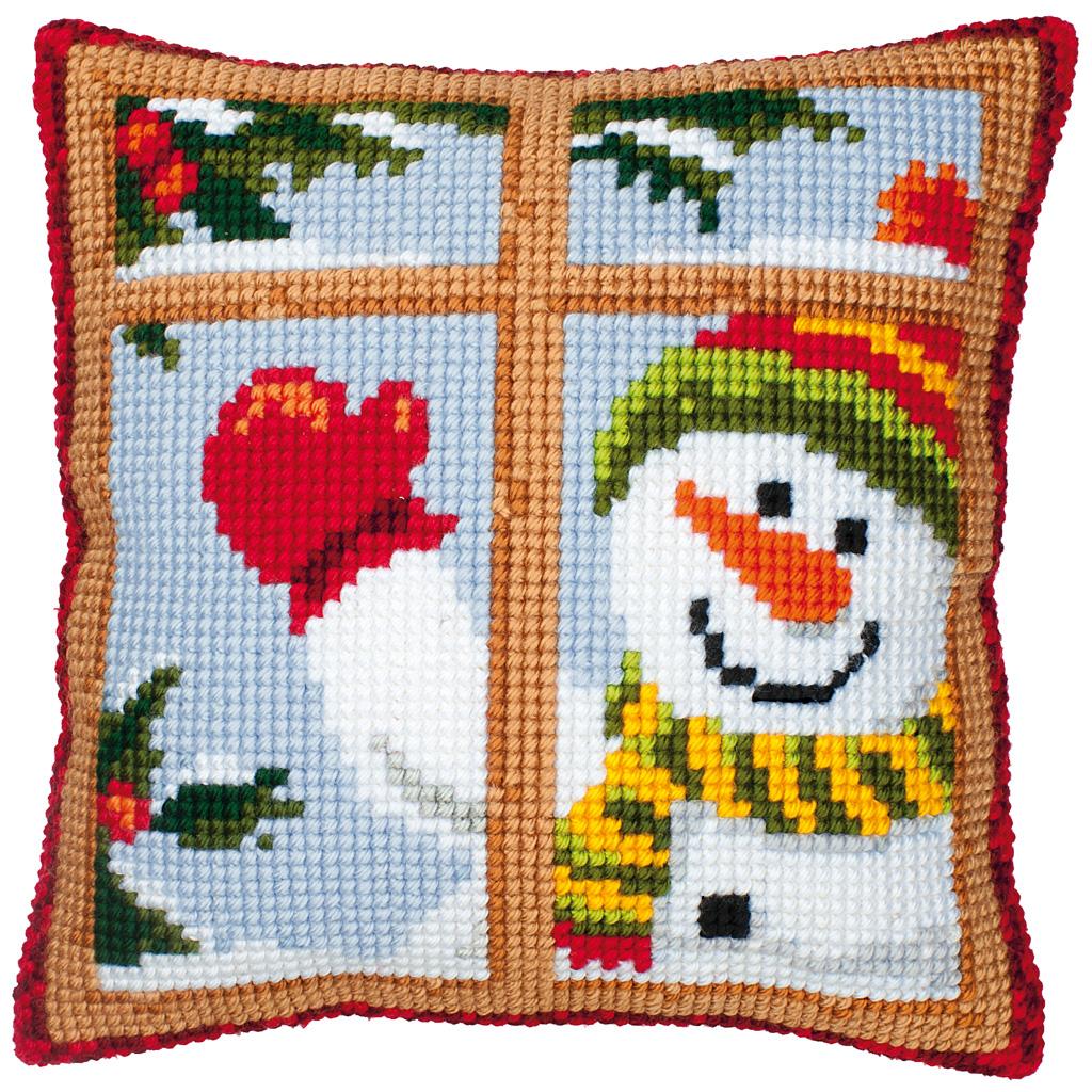 Набор для вышивания VERVACO PN-0008519 "Счастливый Снеговик"