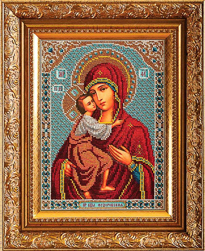 Набор для вышивания Радуга бисера В-198 "Богородица Федоровская"