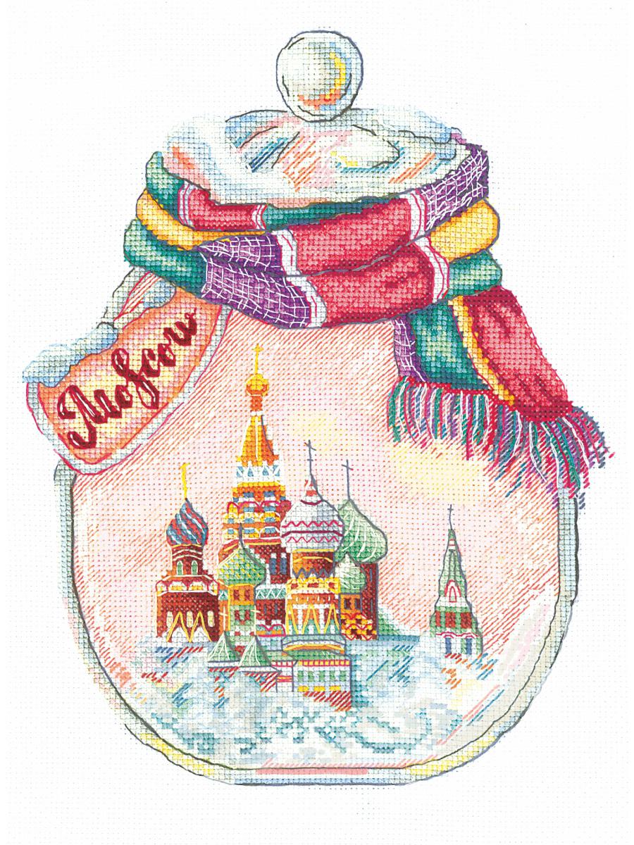 Набор для вышивания Сделай своими руками Г-07 "Города в банках. Москва"