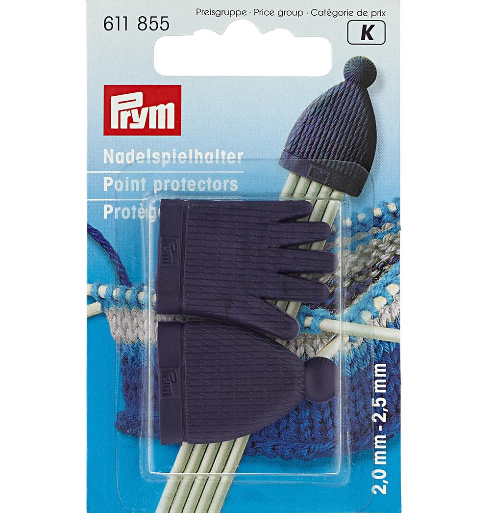 Для вязания PRYM 611855 Колпачки-держатели для чулочн. спиц пластик 2 шт